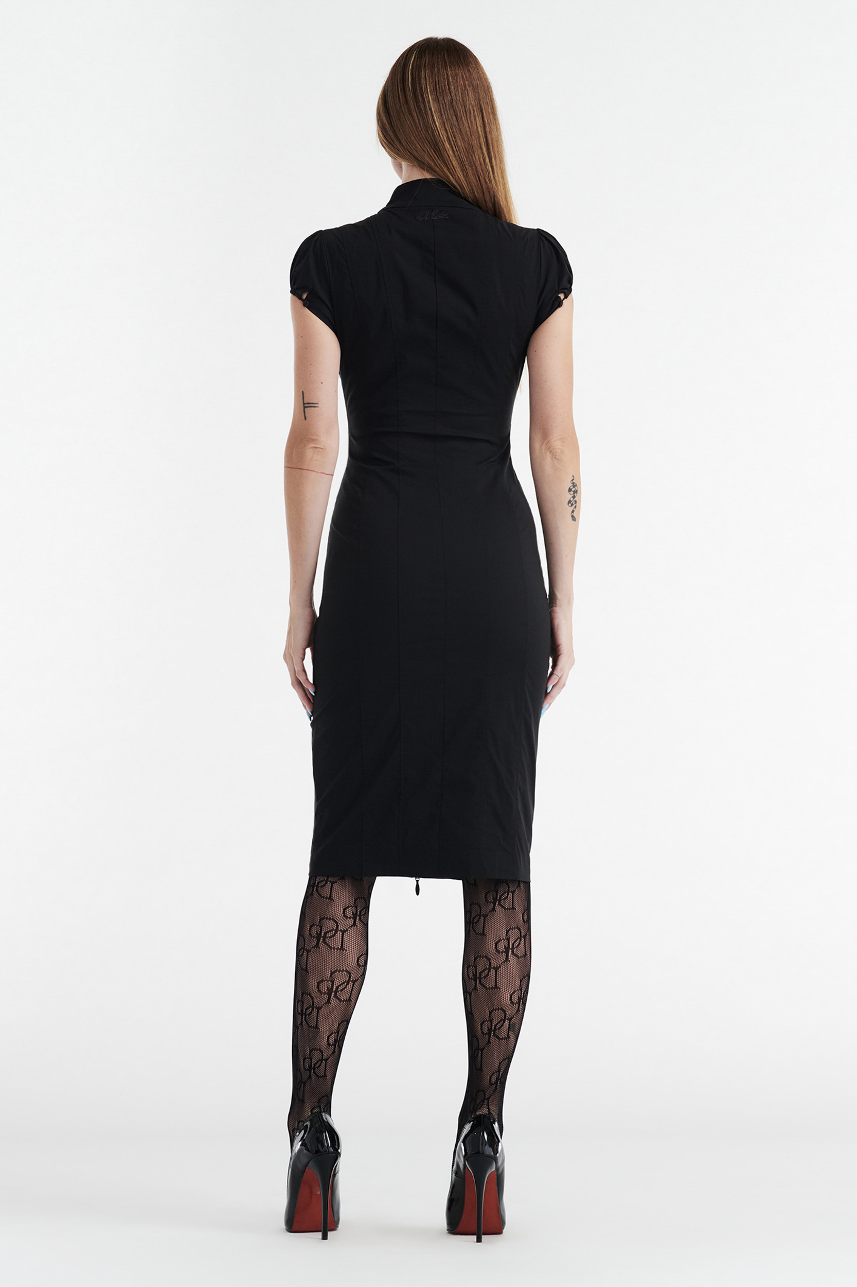 CDP16827-COLETTE-PANELLED-PUFF-SLEEVE-MIDI-DRESS-BLACK-02