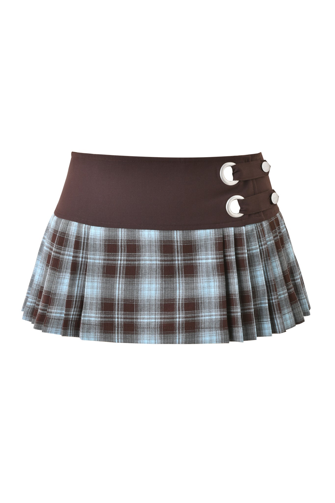 GIA18705-BLUEPLAID-ROUXMINISKORT2.0-FRONT