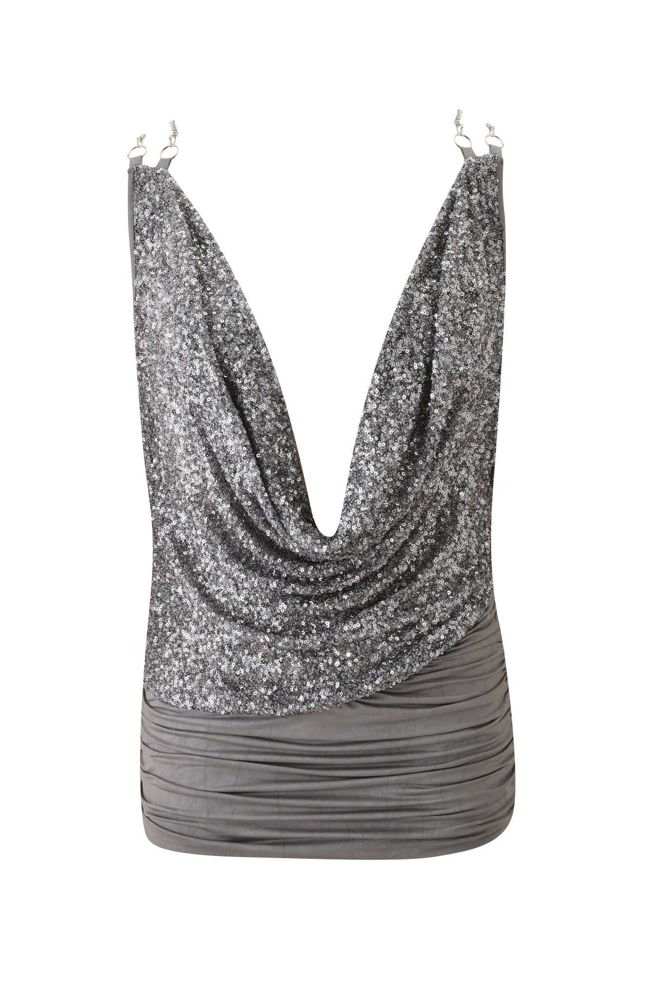GIA18891-SILVER-LEXXMINIDRESS-FRONT