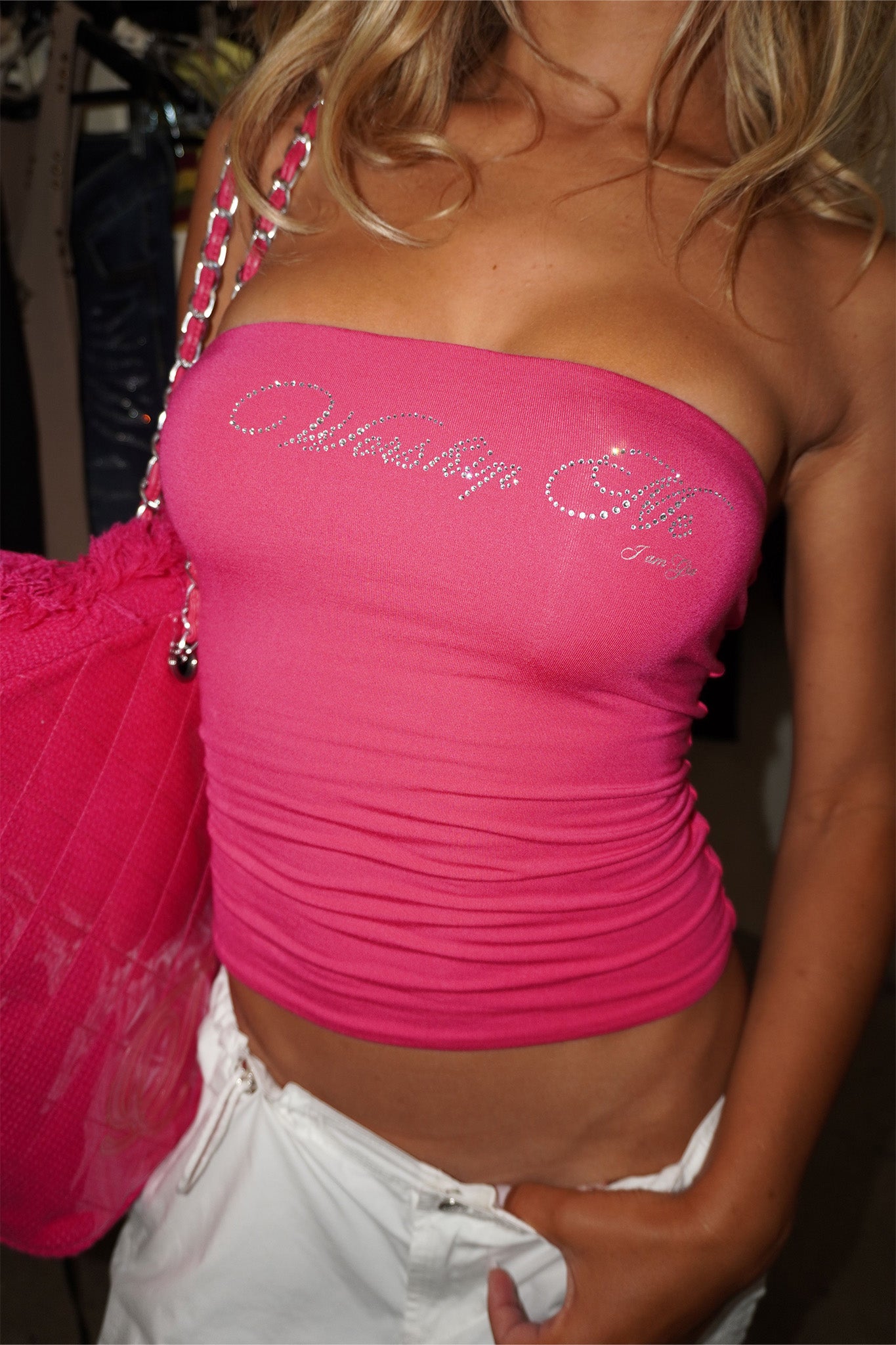 NESSY-BOOB-TUBE-PINK